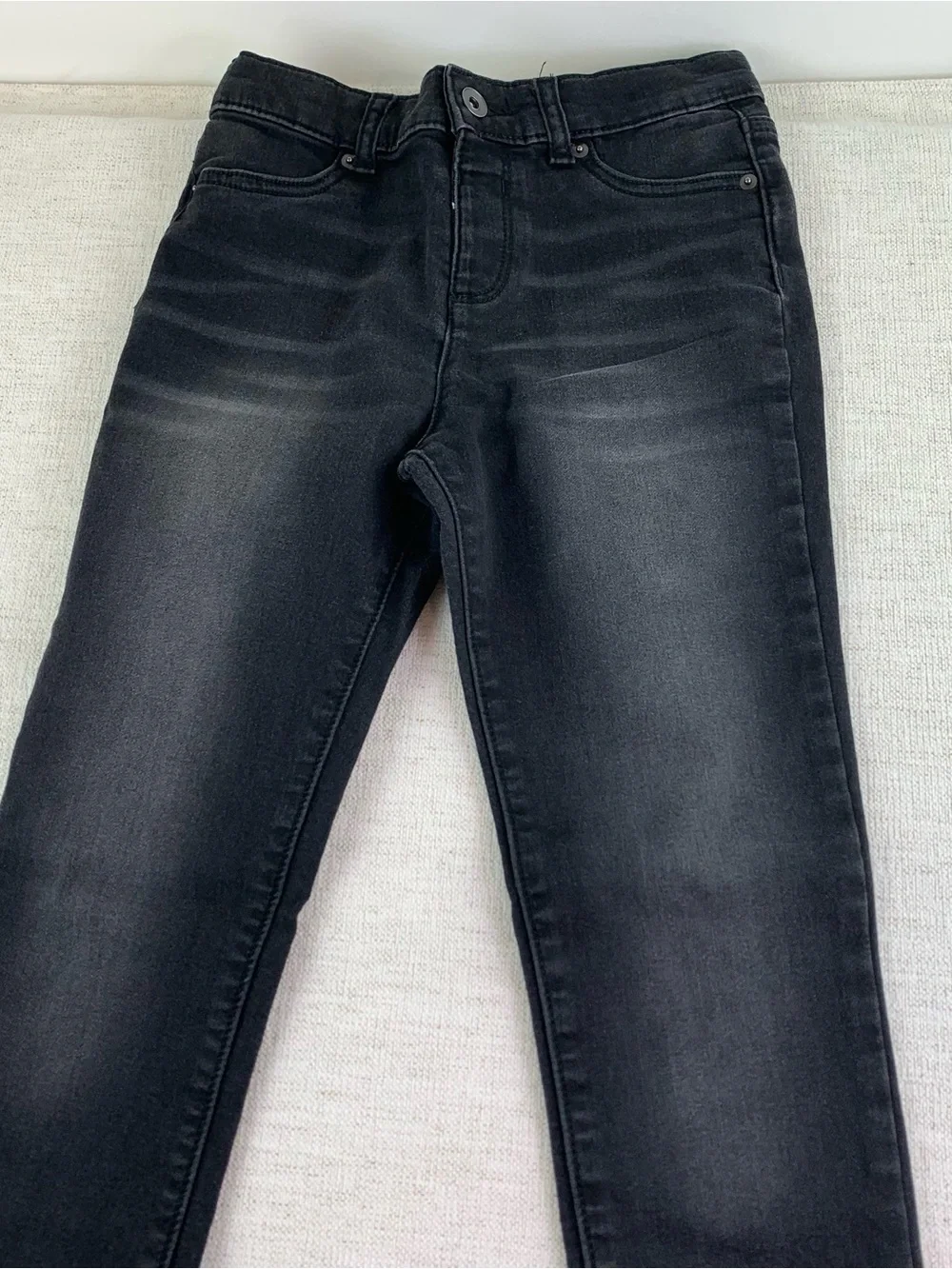 The Children Place legging jeans in faded black skinny jeans adjustable waist